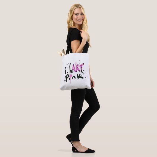 ICH HART PINK Tasche (Am Model)