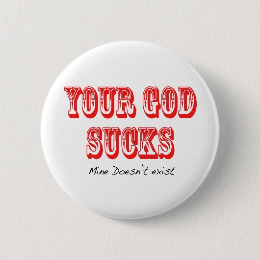 Ich-Hass-ur-Gott Button (Vorderseite)