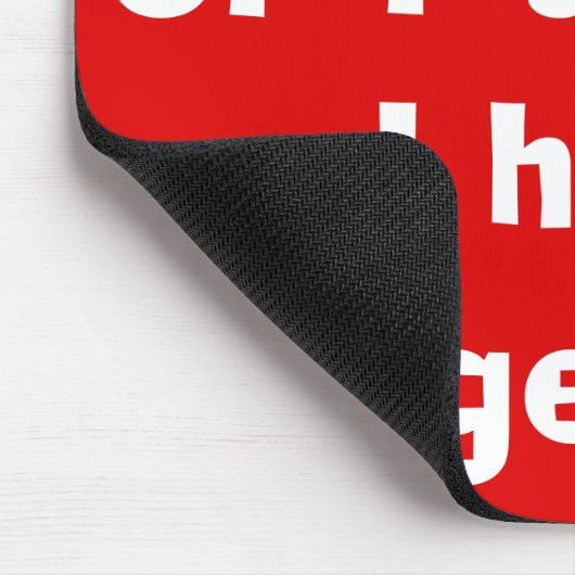 Ich hasse Algebra Mousepad (Ecke)