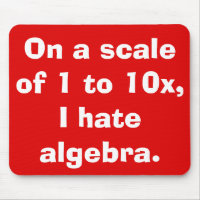 Ich hasse Algebra Mousepad