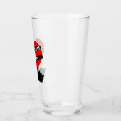 Ich hasse alle außer dir Schwarz Glas (Links)