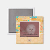 Ich hasse alles magnet (Vorderseite/Rückseite)