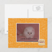 Ich hasse alles postkarte (Vorne/Hinten)