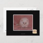 Ich hasse alles postkarte (Vorne/Hinten)