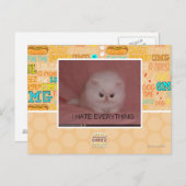 Ich hasse alles postkarte (Vorne/Hinten)