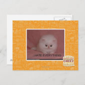 Ich hasse alles postkarte (Vorne/Hinten)