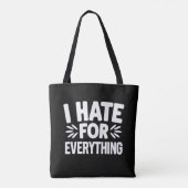 Ich hasse alles tasche (Rückseite)