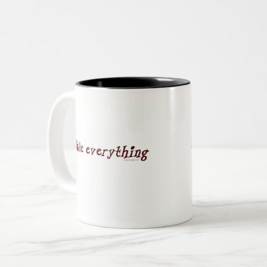 Ich hasse alles Tasse (Vorderseite Links)