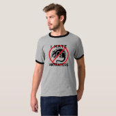 Ich hasse Anteaters T-Shirt (Vorne ganz)