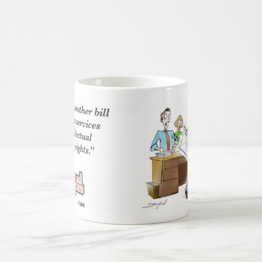 Ich hasse Anzeigen-Agentur-Bill-Tasse Kaffeetasse (Mittel)