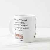 Ich hasse Anzeigen-Agentur-Gesprächs-Tasse Kaffeetasse (Vorderseite Links)