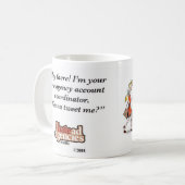 Ich hasse Anzeigen-Agentur-niedliche Tasse (Vorderseite Links)