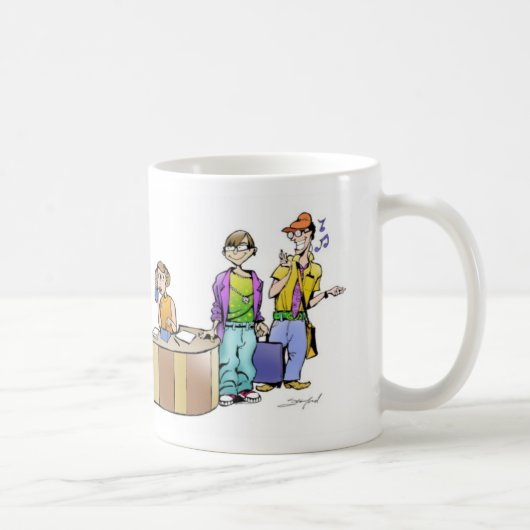 Ich hasse Anzeigen-Agentur-Team-Tasse Kaffeetasse (Rechts)