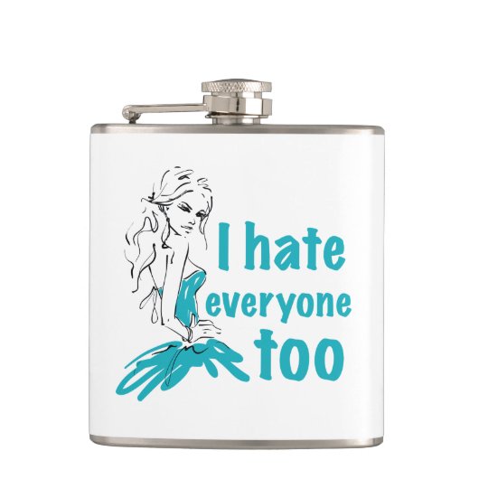 Ich hasse auch alle flachmann (Vorderseite)