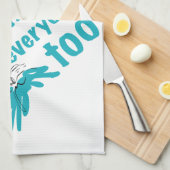 Ich hasse auch alle geschirrtuch (Viertel Falte)