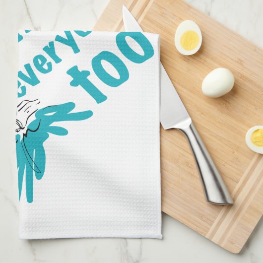 Ich hasse auch alle geschirrtuch (Viertel Falte)