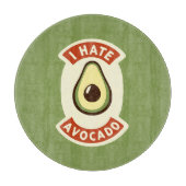 Ich hasse Avocado Schneidebrett (Vorderseite)