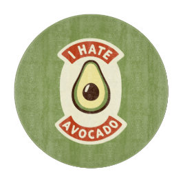 Ich hasse Avocado Schneidebrett