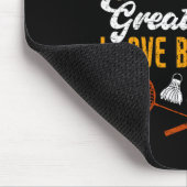 Ich hasse Badminton Great Shot! I Liebe Funny Badm Mousepad (Ecke)