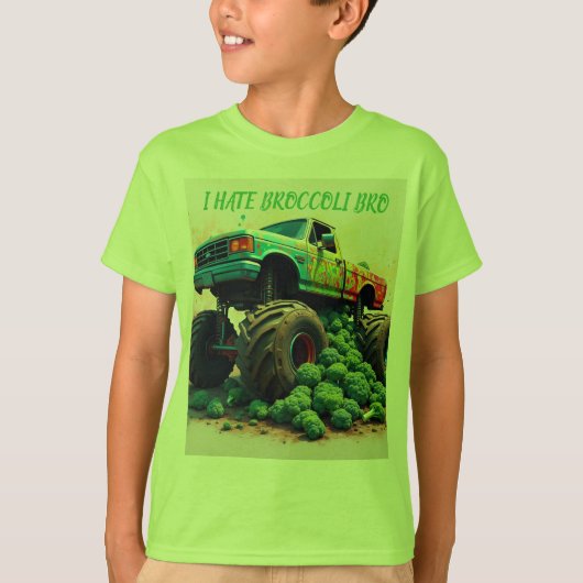 Ich hasse Broccoli bro T-Shirt (Vorderseite)