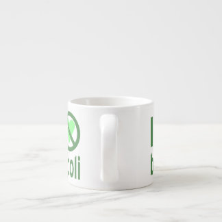 Ich hasse Broccoli I Keine Liebe Broccoli Espressotasse
