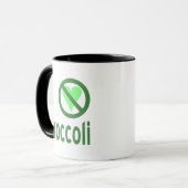 Ich hasse Broccoli I Keine Liebe Broccoli Tasse (Vorderseite Links)