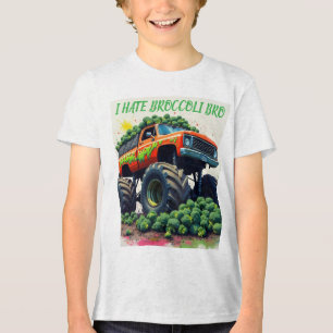 Ich hasse Brokkoli Mann Tri-Blend Shirt
