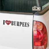 Ich hasse burpees autoaufkleber (Auf Lkw)