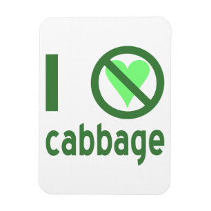 Ich hasse Cabbage Magnet