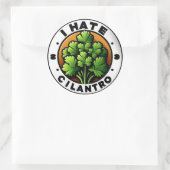 Ich hasse Cilantro 3" Sticker (Tasche)