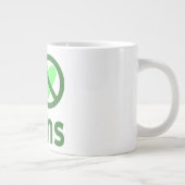 Ich hasse Clams I No Liebe Clams Jumbo-Tasse (Rechts)