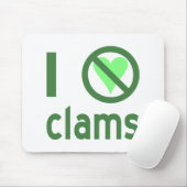Ich hasse Clams Mousepad (Mit Mouse)