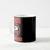 Ich hasse Clankers Funny für Männer Frauen Kaffeetasse (Vorderseite Links)
