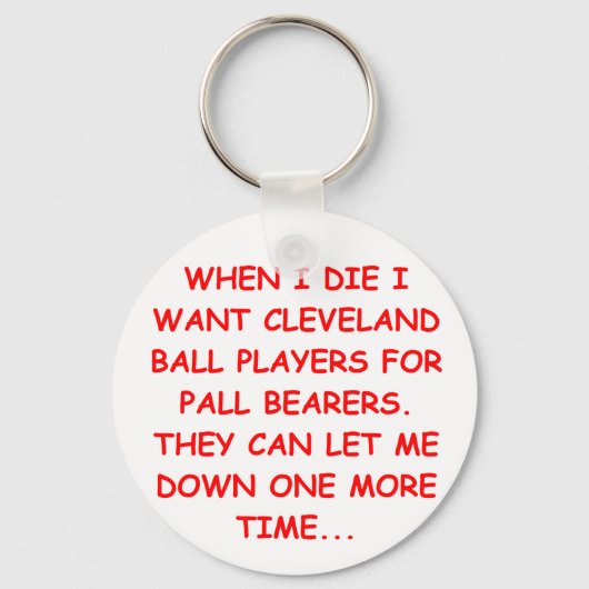 Ich hasse Cleveland Schlüsselanhänger (Vorderseite)