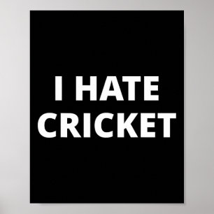 Ich hasse Cricket  Poster