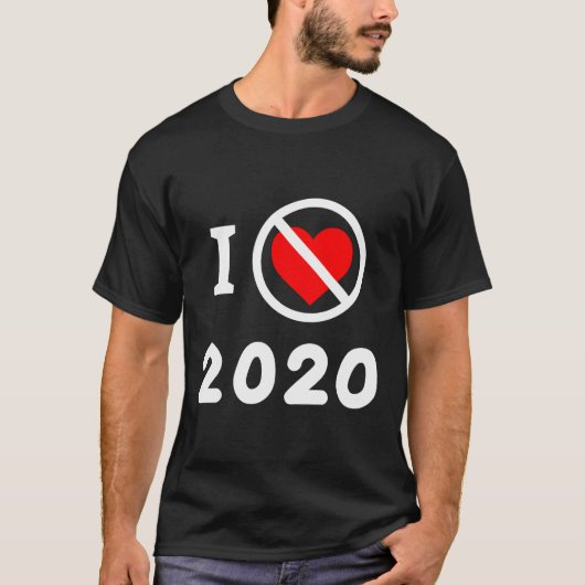 Ich hasse das Jahr 2020, in dem pandemische sozial T-Shirt (Vorderseite)
