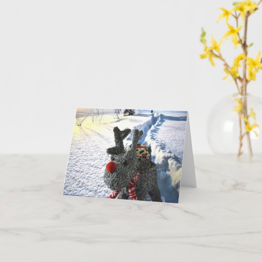 Ich hasse den Schnee. Karte (Gelbe Blume)