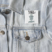 ICH HASSE DEN SOMMER! - schwitzen und schmelzen Button (Beispiel)