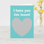 Ich hasse dich am wenigsten Grußkarte Karte (Gelbe Blume)