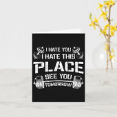 Ich hasse dich an diesem Ort sehen Sie morgen Funn Karte (Gelbe Blume)