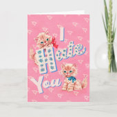 Ich hasse dich feiertagskarte (Vorderseite)