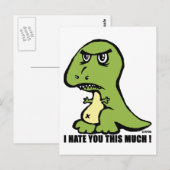 Ich hasse dich so sehr! postkarte (Vorne/Hinten)