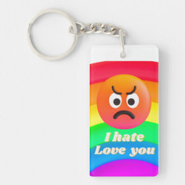 Ich hasse dich, wenn ich dich Liebe Schlüsselanhänger