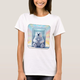 Ich hasse die Sommerhitze - Süßer Eisbär im Kühlsc T-Shirt