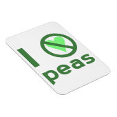 Ich hasse Erbsen Magnet (Rechte Seite)