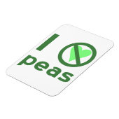 Ich hasse Erbsen Magnet (Linke Seite)