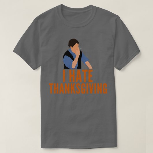 Ich hasse Erntedank Funny T-Shirt (Design vorne)