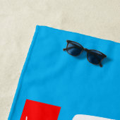 Ich hasse es, bipolar zu sein strandtuch (Beispiel)