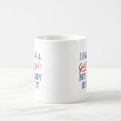 Ich hasse es, ein Genie zu sein Kaffeetasse (Mittel)