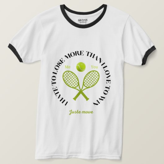 Ich hasse es, mehr zu verlieren als ich Liebe, T - T-Shirt (Design vorne)